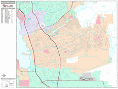 Chula Vista Digital Map Premium Style